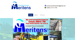 Desktop Screenshot of construccionesmeritens.com