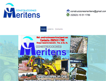 Tablet Screenshot of construccionesmeritens.com